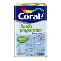 FUNDO PREPARADOR BASE AGUA 18,0L CORAL - TINTAS JD