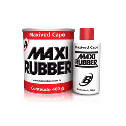 MAXIVED CAPÔ BRANCO 400G COM CATALISADOR MAXI RUBB... - TINTAS JD