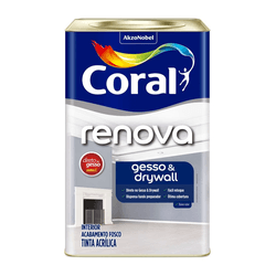 Tinta Acrílica Renova Gesso & Drywall 18L - Coral - TINTAS SÃO MIGUEL