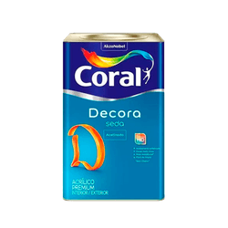 Tinta acrílica acetinado 18L Coral Decora Seda - Tintas São Miguel agora é Bela Tintas