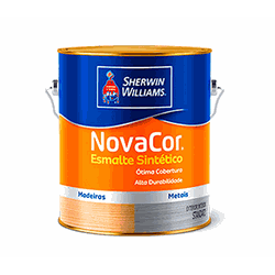 Esmalte NovaCor Branco Brilhante 900ML - Sherwin W... - Tintas São Miguel agora é Bela Tintas