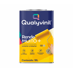 Tinta Acrílica Rende Muito+ Branco Fosco 18L - Qua... - TINTAS SÃO MIGUEL