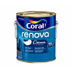 Tinta acrílica Renova Branco 3,2L - Coral - TINTAS SÃO MIGUEL