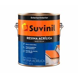 Resina Acrílica Base Água 3,6L - Suvinil - TINTAS SÃO MIGUEL