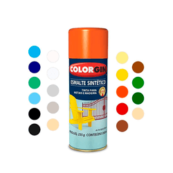 Spray Esmalte Sintético - ColorGin - TINTAS SÃO MIGUEL