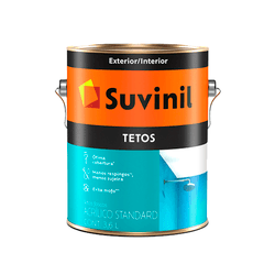 Tinta Acrílica Tetos Branco Neve 3,6L - Suvinil - TINTAS SÃO MIGUEL