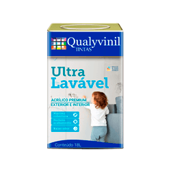 Ultra Lavável Branco Fosco 18L - Qualyvinil - TINTAS SÃO MIGUEL