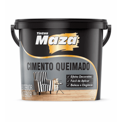 Revestimento cimento queimado 25kg - Maza - Tintavel