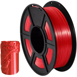 Filamento PLA+ Silk 1.75mm 1kg - Vermelho - TOPINK3D