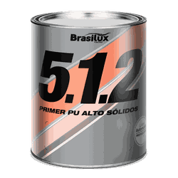 PRIMER PU BRASILUX 5.1.2 ALTO SOLIDO C/CAT 900 ML - TOTAL TINTAS DISTRIBUIDORA