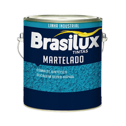 ESMALTE SINTÉTICO MARTELADO 900ML BRASILUX - TOTAL TINTAS DISTRIBUIDORA