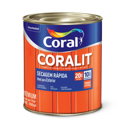 ESMALTE SINTETICO CORALIT BRILHANTE 900ML CORAL - TOTAL TINTAS DISTRIBUIDORA