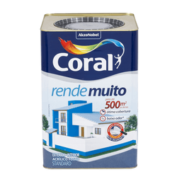 TINTA ACRÍLICA FOSCO CORAL RENDE MUITO LARANJA IMP... - TOTAL TINTAS DISTRIBUIDORA