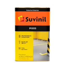 TINTA ACRILICA SUVINIL PISO CERAMICA 18L - TOTAL TINTAS DISTRIBUIDORA