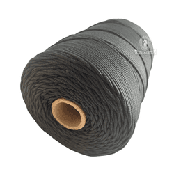Rolo de Corda 2mm 1kg Preto - Traias e Catiras | Todo tipo de traias e artigos em couro