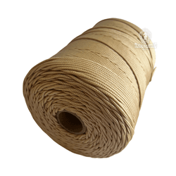 Rolo de Corda 2mm 1kg Beje - Traias e Catiras | Todo tipo de traias e artigos em couro