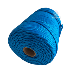 Rolo de Corda 3,5mm 1kg Azul - Traias e Catiras | Todo tipo de traias e artigos em couro