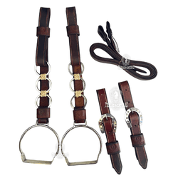 Jogo de Arreio Luxo - Fivela Ferradura - Estribo Sapata - Traias e Catiras | Todo tipo de traias e artigos em couro