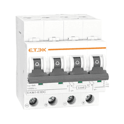 Disjuntor 1000V Solar 4P 50A - EKM1-63DC 50A - Trial Solar