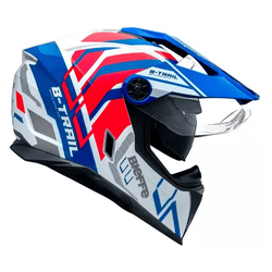 Capacete Bieffe B-trail Defender C/ Óculos On Road... - Trilha Race