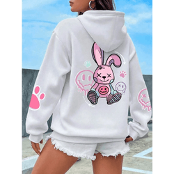 Moletom Feminino Confortável detalhes na Manga e C... - UBSHOP