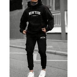 Conjunto Moletom New York Masculino Canguru Bolso ... - UBSHOP