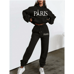 Conjunto De Moletom Feminino Streetwear Paris tumb... - UBSHOP