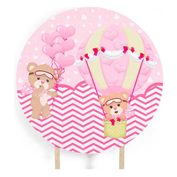 Painel Festa Ursinho Baloeiro 50x50 - QUEIMA DE ES... - UBSHOP