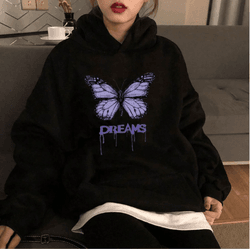 Blusa Moletom Canguru Feminino Dream Borboleta Son... - UBSHOP