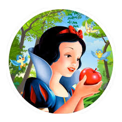 Capa de Painel Branca de Neve - Festa Infantil - D... - UBSHOP
