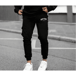 Calça Masculino Casual New York Tendência - PRETO ... - UBSHOP