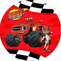 Painel Carro Blaze Redondo 50x50 tecido sublimado ... - UBSHOP