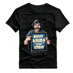Camiseta de verão de manga curta redondo para home... - UBSHOP