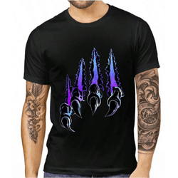Camiseta Masculina Estilosa Garra Pantera em Algod... - UBSHOP