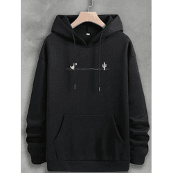 Moletom Com Capuz Blusa de Frio Casaco Moletom Can... - UBSHOP