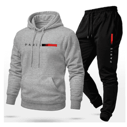 Conjunto Moletom Unissex Estampado Paris Calça e B... - UBSHOP