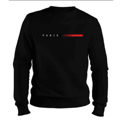 Moletom Masculino Gola Careca Flanelado Paris Suét... - UBSHOP