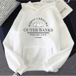 Moletom Canguru Outer Banks Pogue Life - BRANCO - ... - UBSHOP