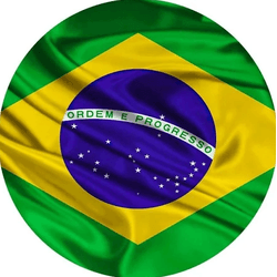 Painel Redondo Tecido Brasil - QUEIMA DE ESTOQUE -... - UBSHOP