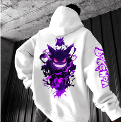 Blusa Moletom Canguru fantasma Pokémon Feminino Ma... - UBSHOP