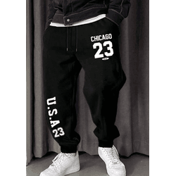Calça Masculina U.S.A CHICAGO 23 Moletom Casual - ... - UBSHOP