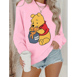Moletom Forrado com Fleece Disney Winnie the Pooh ... - UBSHOP
