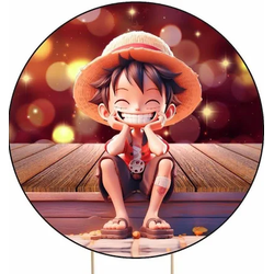 Painel One Piece Festa Redondo Tecido Sublimado 50... - UBSHOP