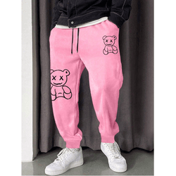 Calça Moletom Ursinhos Casual Nova Moda Unissex - ... - UBSHOP