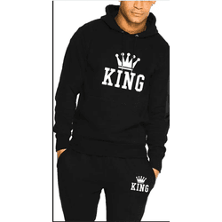 Conjunto Moletom Blusa canguru King - PRETO M - QU... - UBSHOP