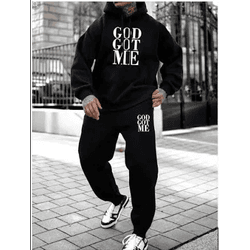 Conjunto Moletom Masculino God Got Me Streetwear -... - UBSHOP