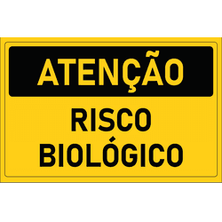 Placa de Atenção | Risco Biológico - PT013 - ULTRASINALIZAÇÃO