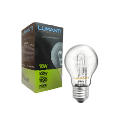 Lâmpada Halógena Bulbo a55 70w 220v 2700k - Lumant... - ULTRAVOLT