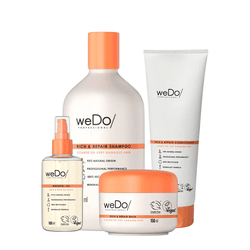 Wella Kit Wedo Rich Repair Sha 300ml + Cond + Msc + Oil - UNIKAPRO Cosmetics