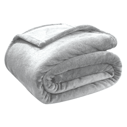 Camesa Cobertor Velour - King 2.60x2.40 - Cinza Li... - Universo dos Enxovais